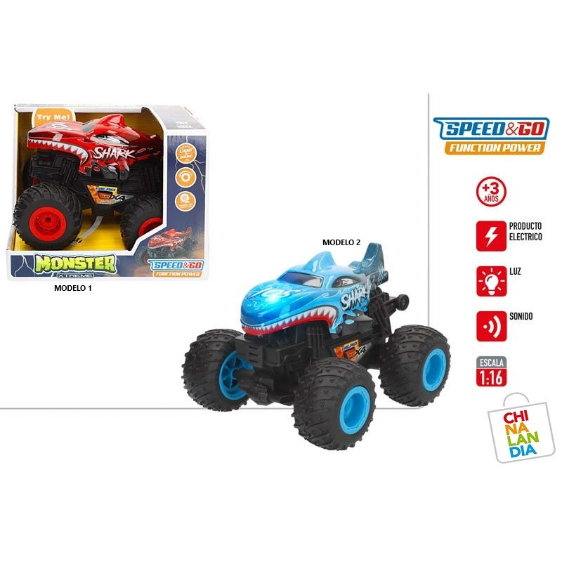 speedgo-coche-4x4-shark-1-16 SPEED&GO-VOITURE 4X4 SHARK 1:1 – Image 1