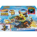 MONSTER TRUCKS MEGA-WREX CONTRE CRUSHZILLA HPR47 HOT WHEELS