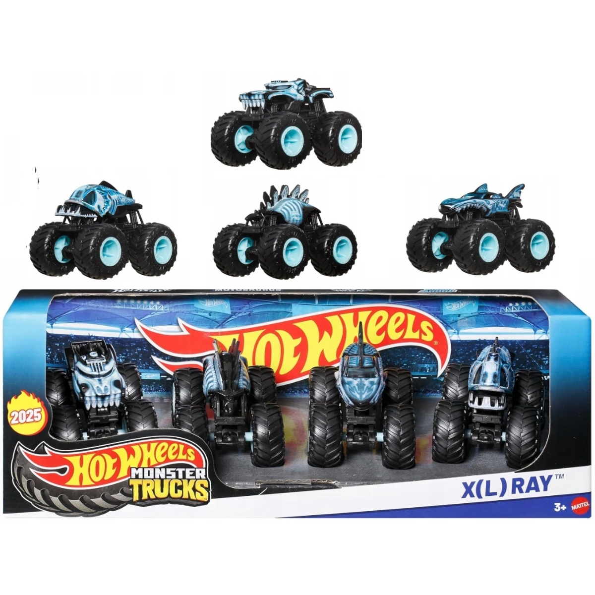 square-image - 2026-07-06T110037.457 PACK DE 4 MONSTER TRUCKS X-RAY JGD67 HOT WHEELS – Image 1
