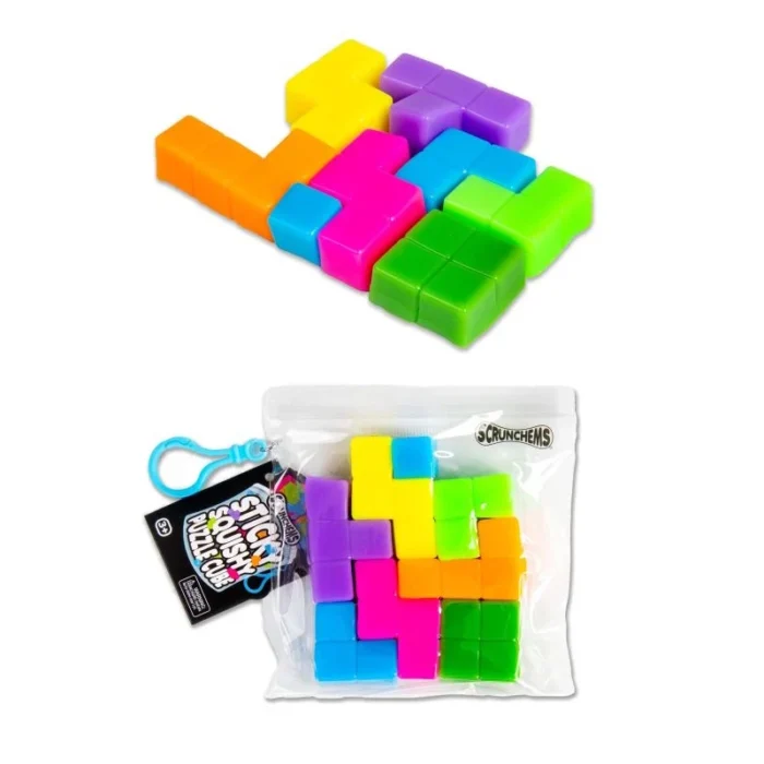 SCRUNCHEMS STICKY SQUISHY PUZZLE CUBE – Image 2