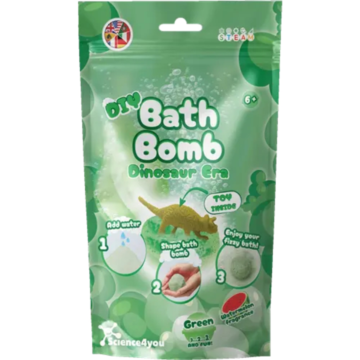 square-image - 2026-07-14T181452.338 Science4You bombes de bain DIY sac vert – Image 1