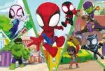 Puzzle Double Face Plus 24Pcs (50x35cm) Marvel Spidey : Let's Challenge – Image 3