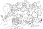 Puzzle Double Face Maxi 108Pcs (70x50cm) WD Mickey dans l'Espace – Image 2