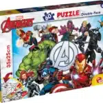 Puzzle Double Face Plus 60Pcs (35x25cm) Marvel Avengers