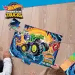 Puzzle Double Face Plus 24Pcs (35x25cm) Hot Wheels – Image 2