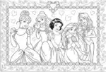Puzzle Double Face Plus 108Pcs (50x35cm) WDP Princesses Classiques – Image 3