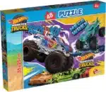 Puzzle Double Face Plus 48Pcs (35x25cm) Hot Wheels