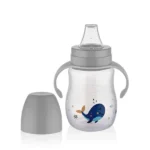 Babyjem 749-Gobelet d'apprentissage anti-fuites 250 ml-gris