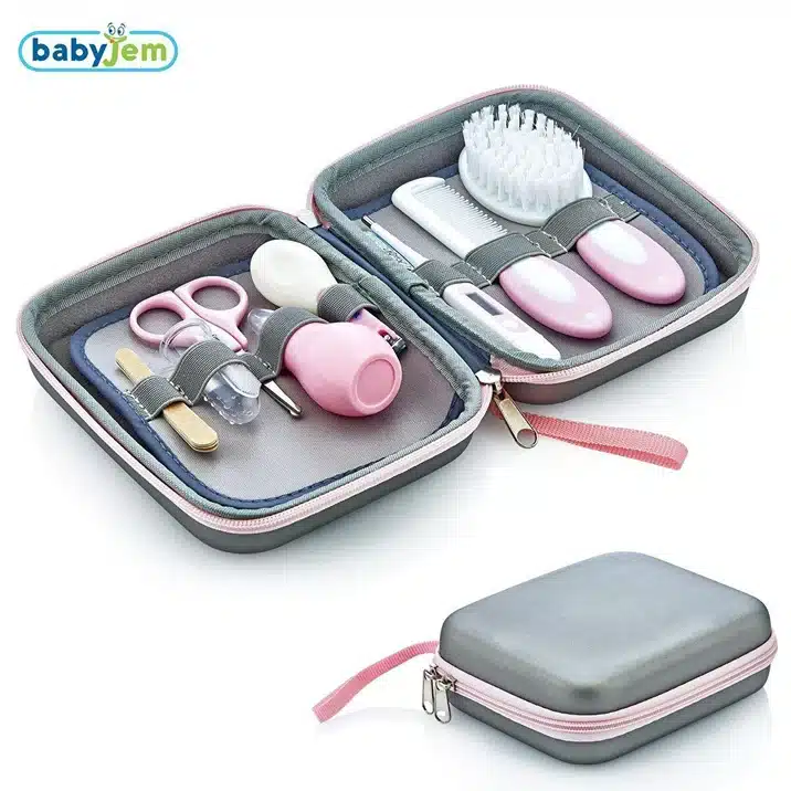 babyjembebekbakmseti9para0ay-2 Babyjem 363-coffret de soins et de toilette pour bébé-Rose – Image 1