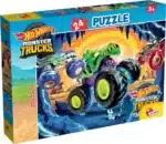 Puzzle Double Face Plus 24Pcs (35x25cm) Hot Wheels