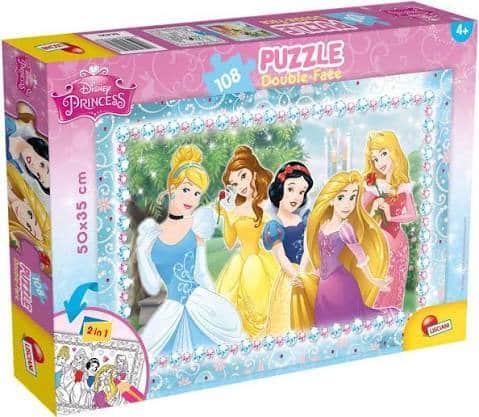 images - 2026-10-01T160428.928 Puzzle Double Face Plus 108Pcs (50x35cm) WDP Princesses Classiques – Image 1
