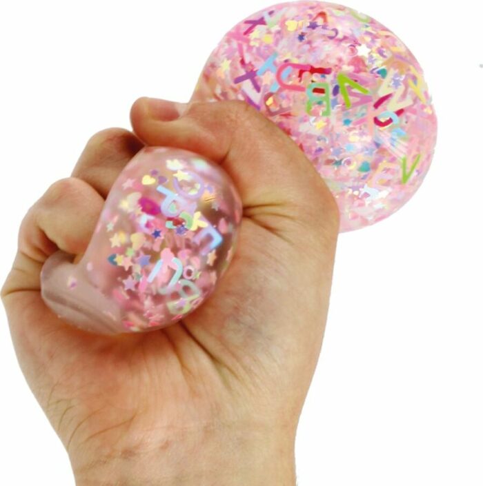 Alphabet Glitter Ball 60mm – Image 3