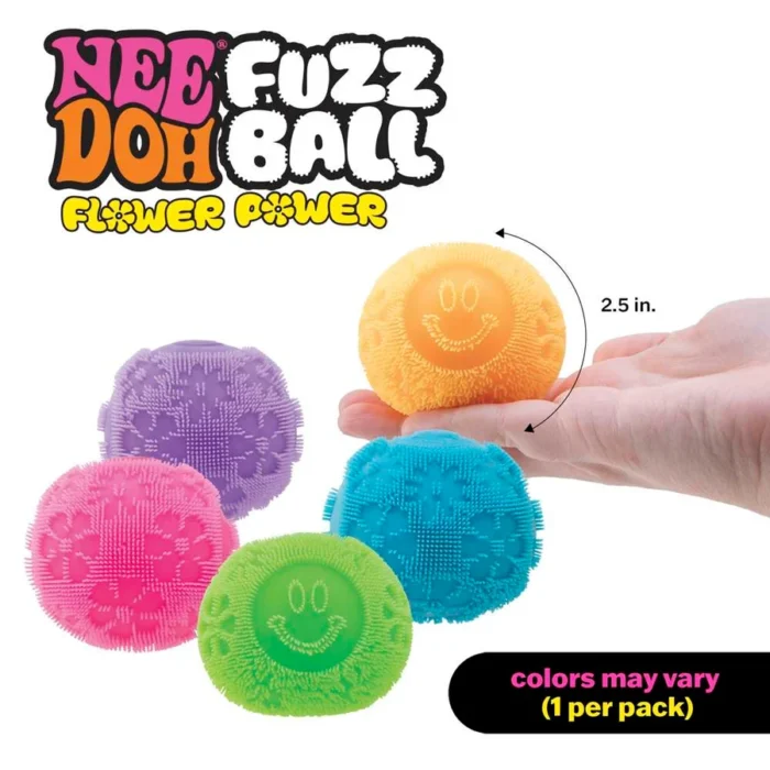 Fuzz Ball Flower Power Needoh – Image 4